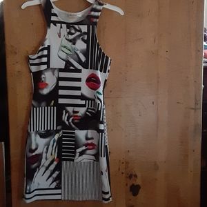 COPY - Unique colorful tank style mini dress